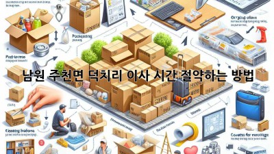 남원 주천면 덕치리 이사? 시간 절약하는 방법!