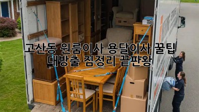 고산동 원룸이사🚚 용달이사 꿀팁 대방출! 짐정리 끝판왕👍